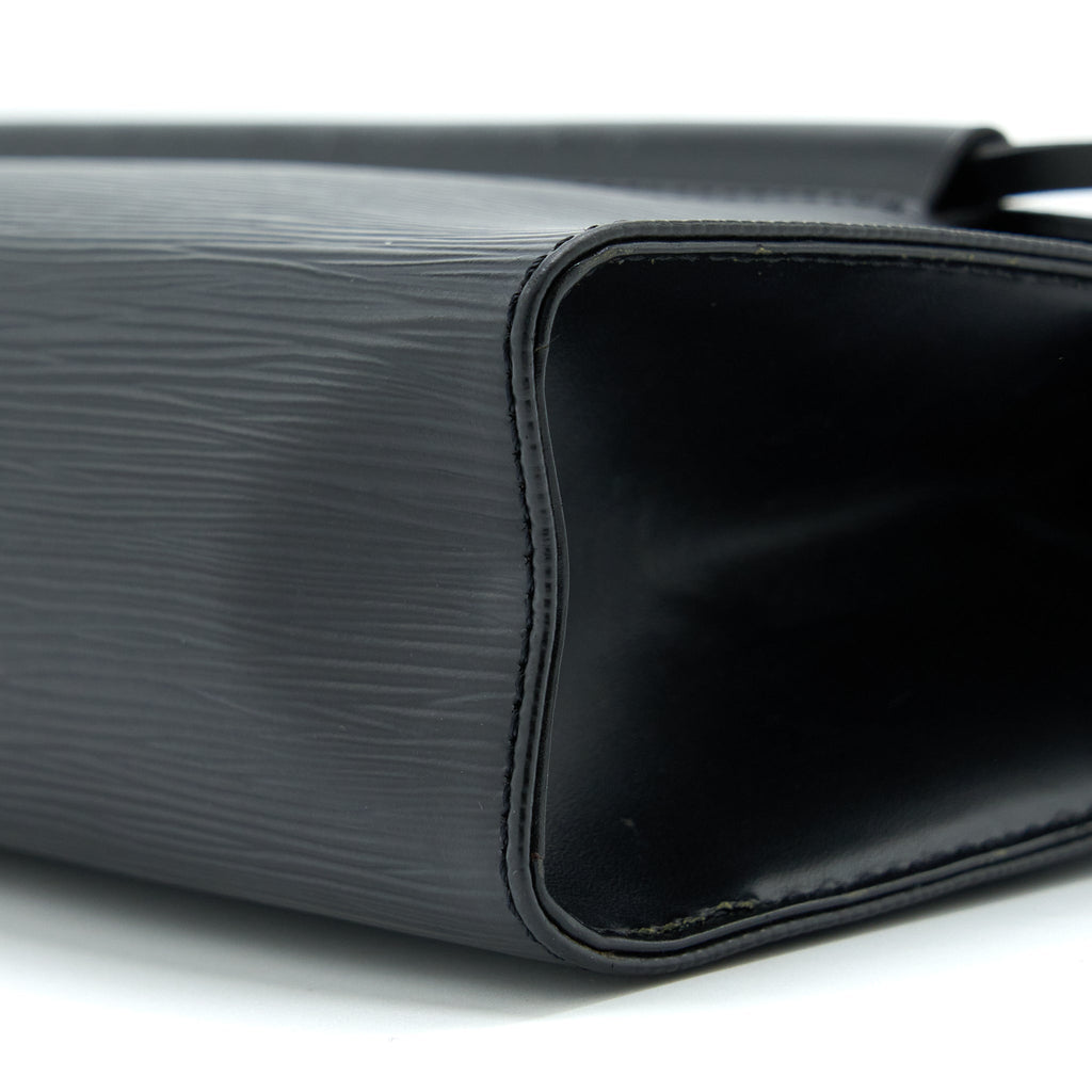 LOUIS VUITTON VINTAGE SHOULDER BAG EPI BLACK