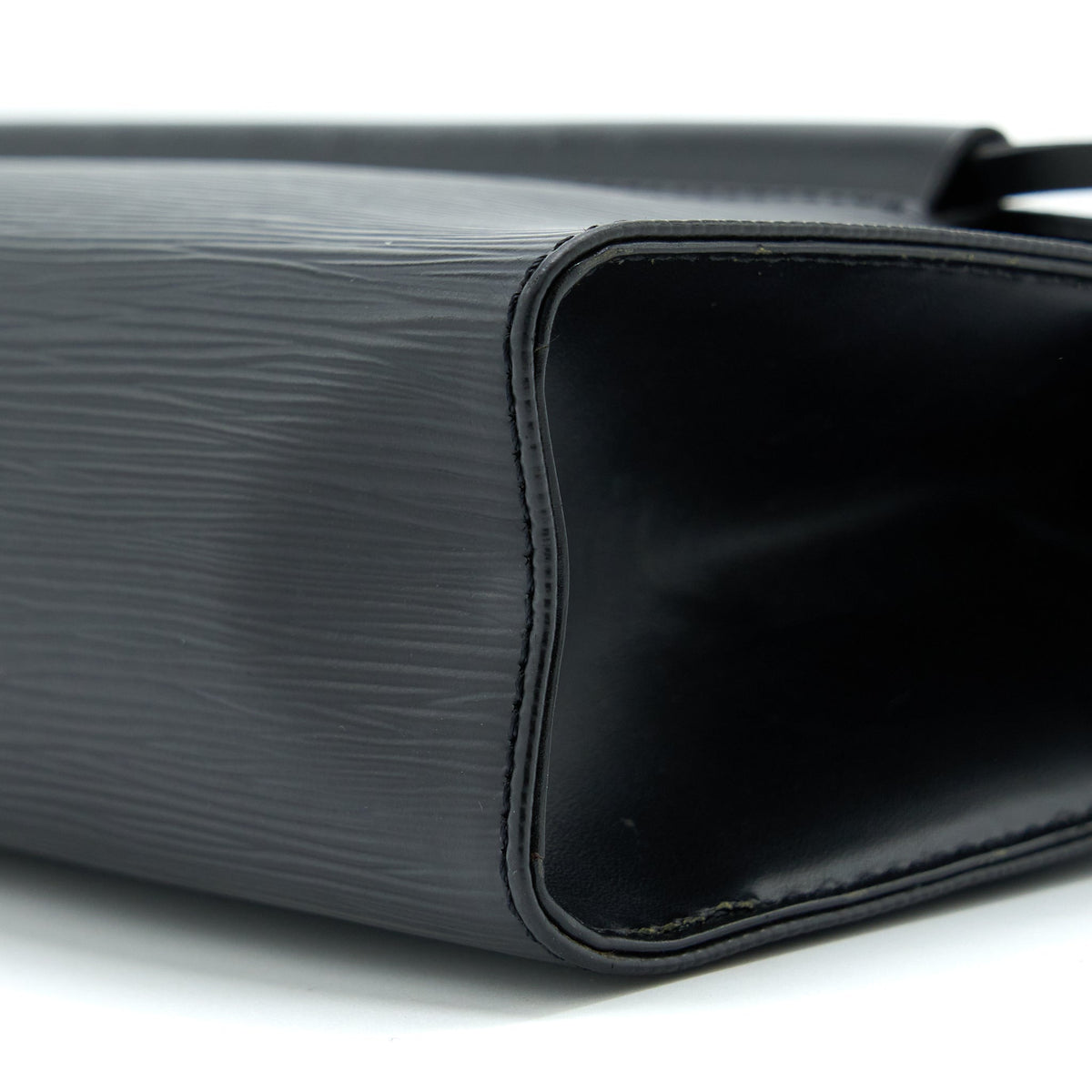 LOUIS VUITTON VINTAGE SHOULDER BAG EPI BLACK
