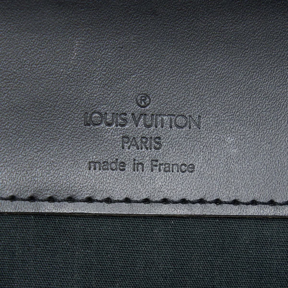 LOUIS VUITTON VINTAGE SHOULDER BAG EPI BLACK