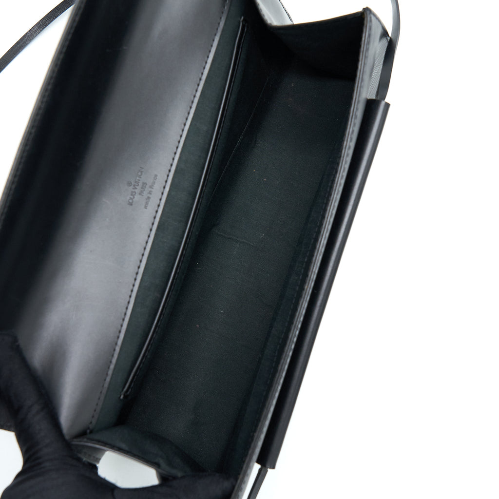LOUIS VUITTON VINTAGE SHOULDER BAG EPI BLACK