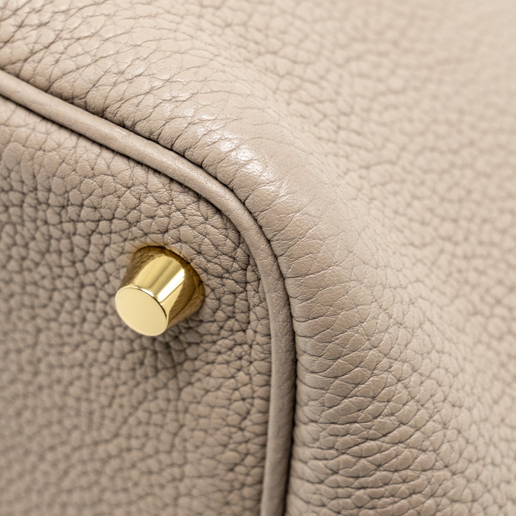 HERMES PICOTIN 18 LOCK BAG TAURILLON MAURICE GRIS ASPHALTE GHW