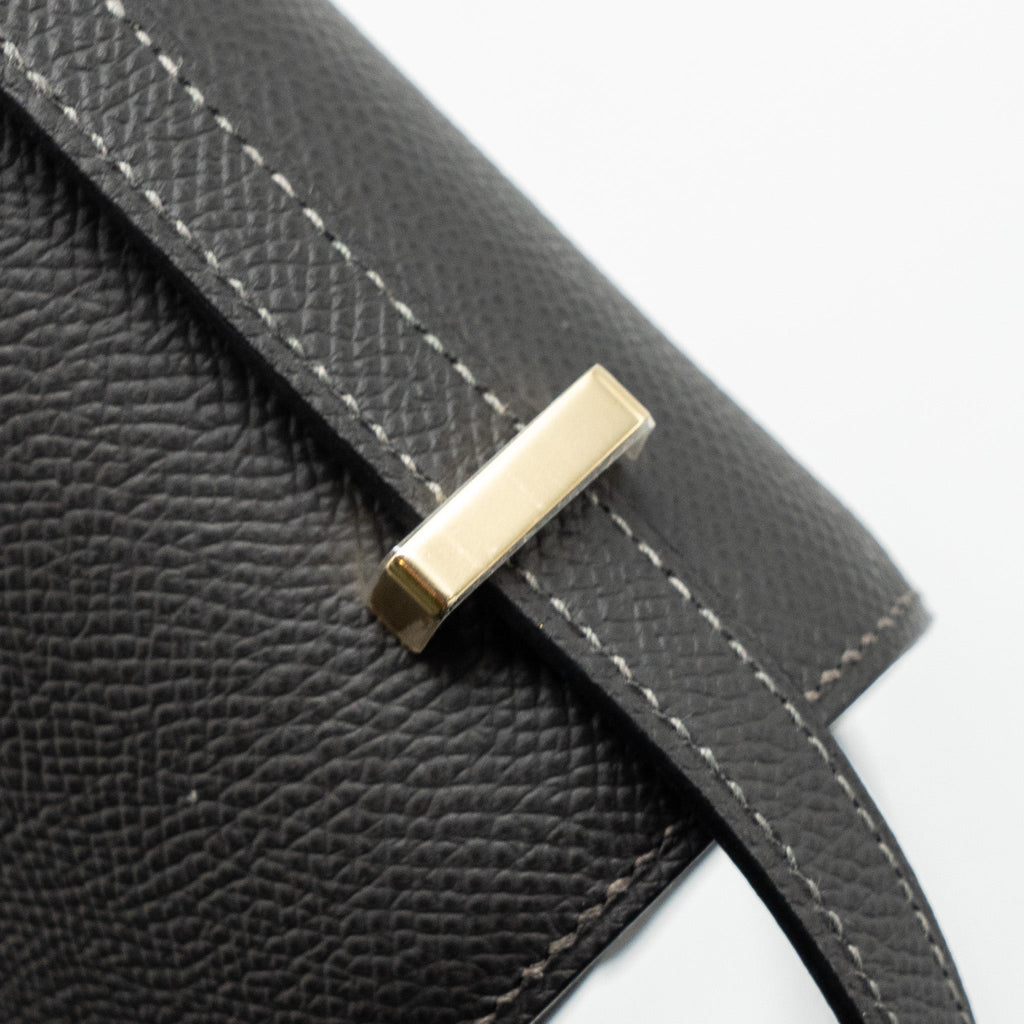 Hermes mini constance epsom graphite LGHW (New Version)