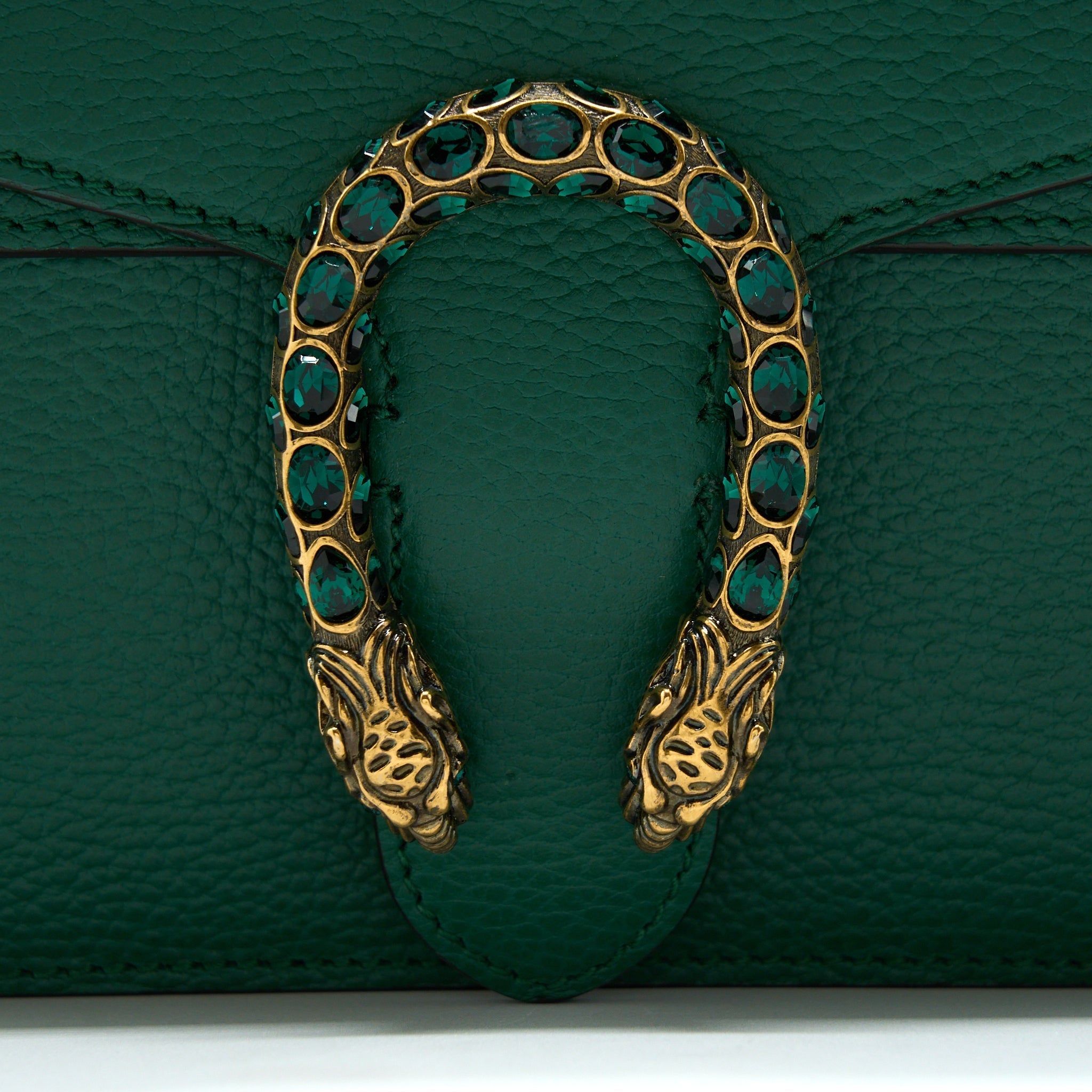 GUCCI SMALL DIONYSUS BAG GREEN MULTICOLOUR HARDWARE