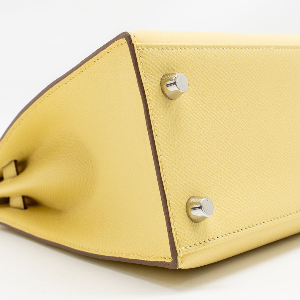 HERMES KELLY 25 EPSOM JAUNE POUSSIN SHW