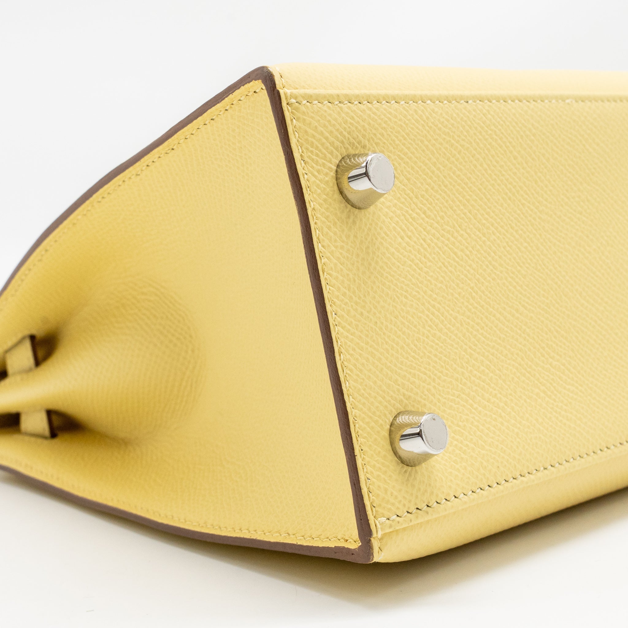 HERMES KELLY 25 EPSOM JAUNE POUSSIN SHW