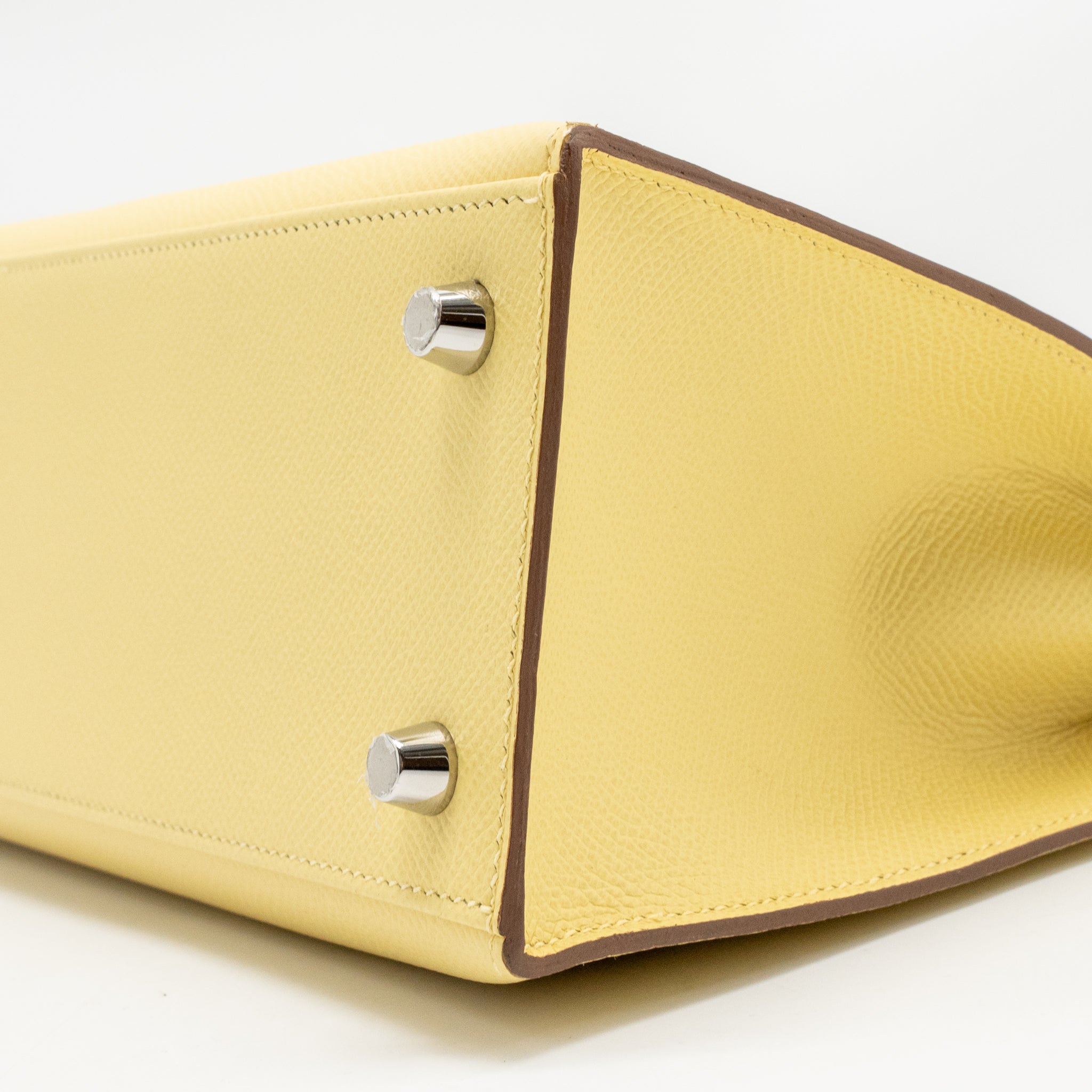 HERMES KELLY 25 EPSOM JAUNE POUSSIN SHW