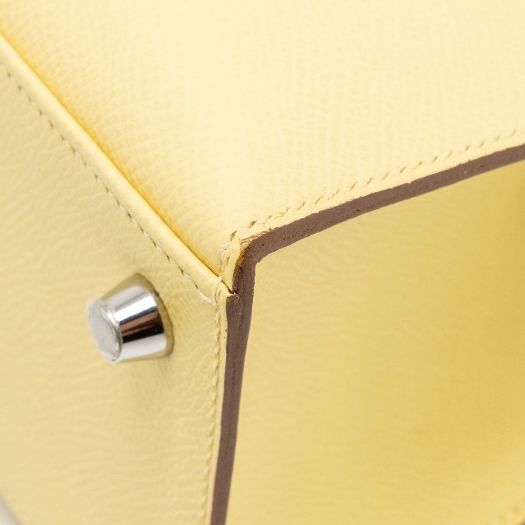 HERMES KELLY 25 EPSOM JAUNE POUSSIN SHW