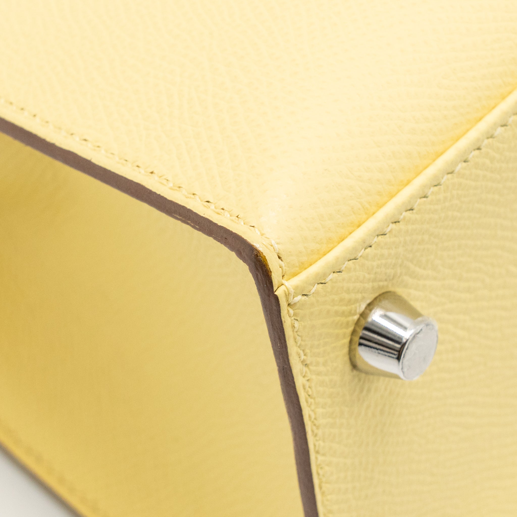 HERMES KELLY 25 EPSOM JAUNE POUSSIN SHW