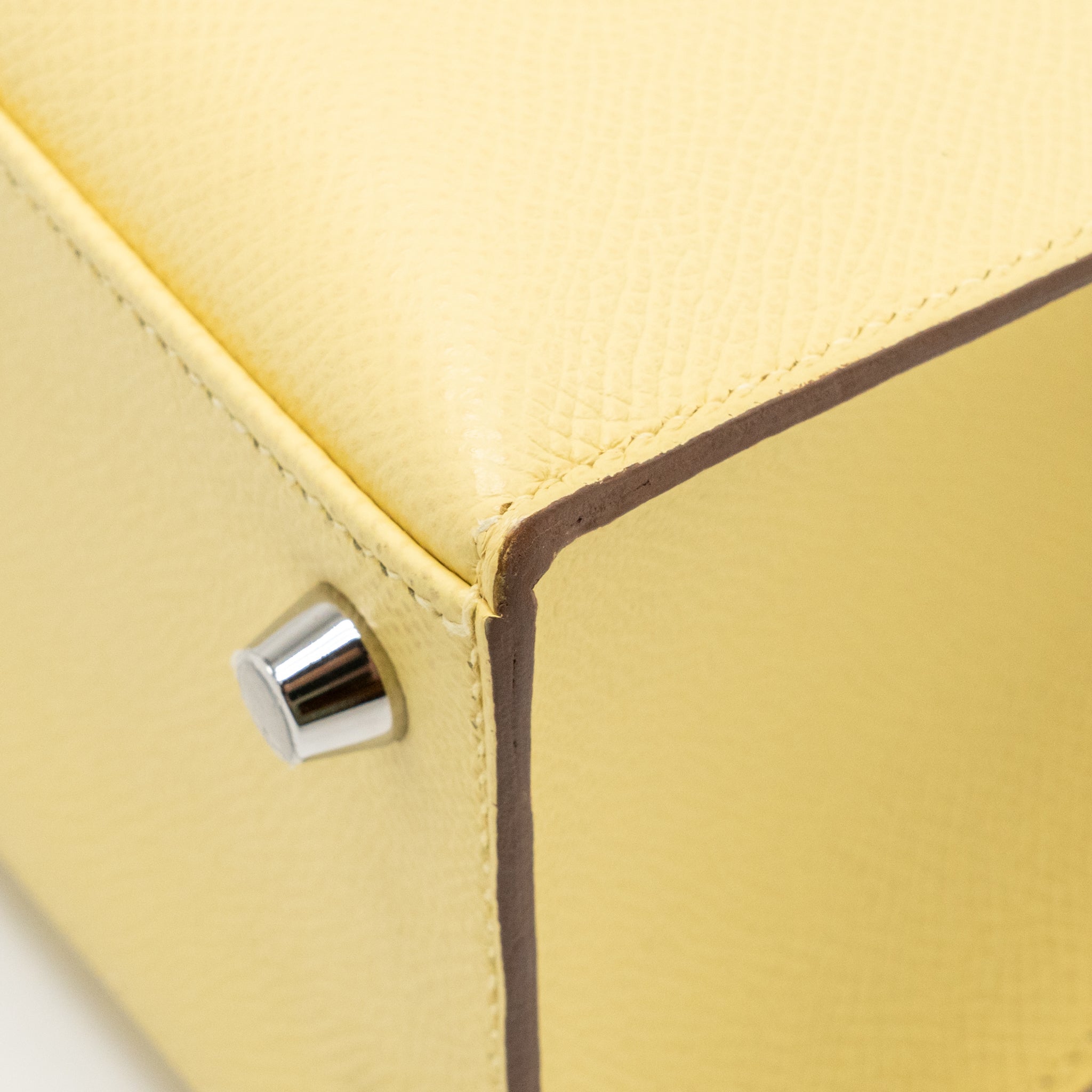 HERMES KELLY 25 EPSOM JAUNE POUSSIN SHW