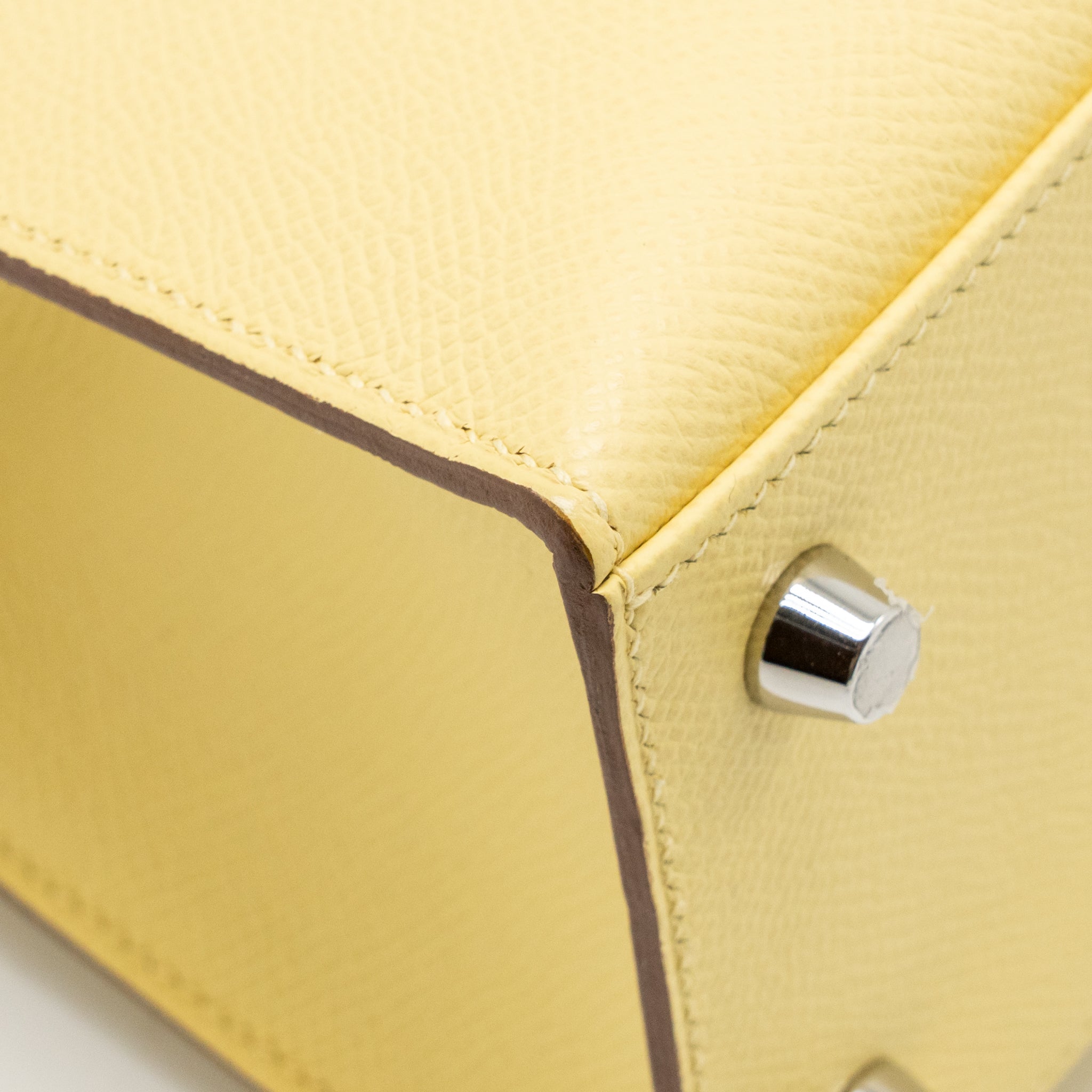 HERMES KELLY 25 EPSOM JAUNE POUSSIN SHW