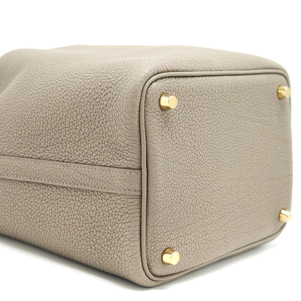 Hermes Picotin 18 Lock Bag Taurillon Maurice M8 Gris Asphalte GHW