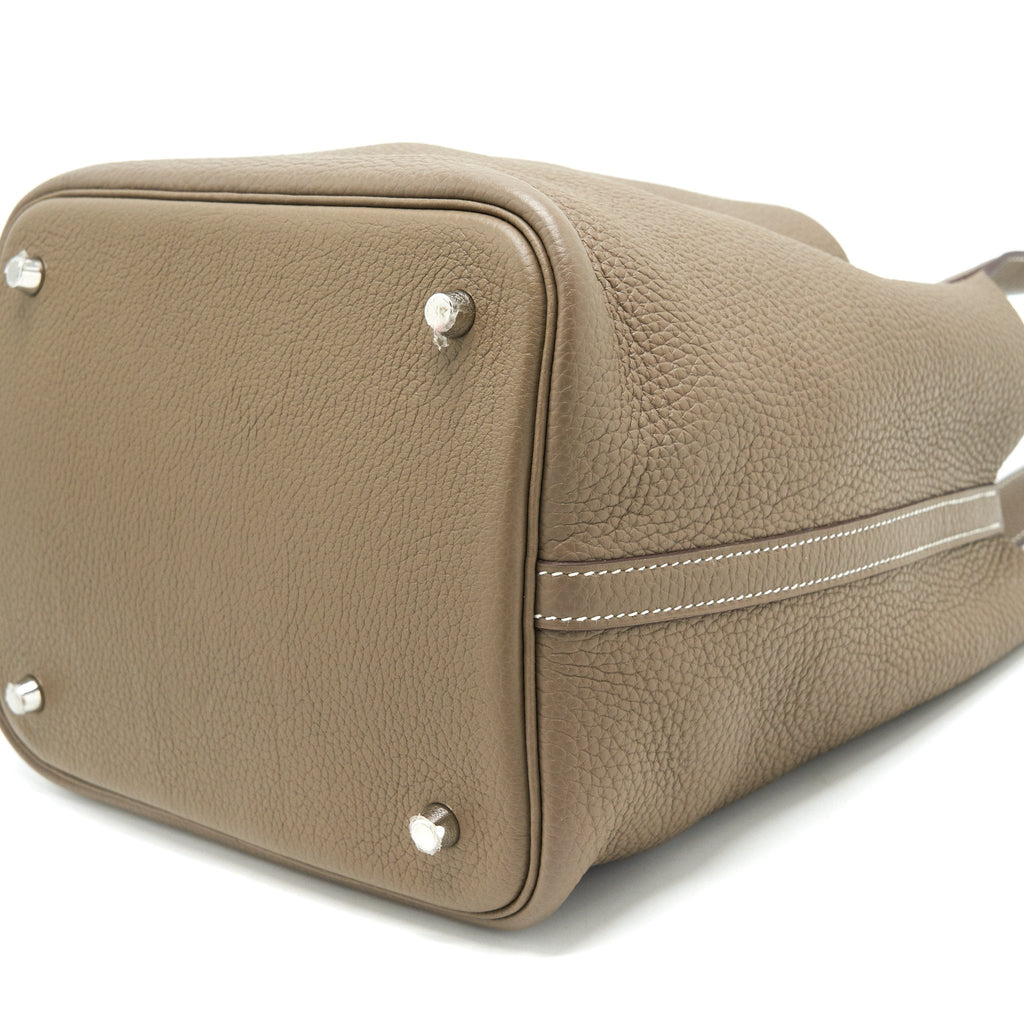 Hermes Picotin 22 Lock Bag Etoupe SHW