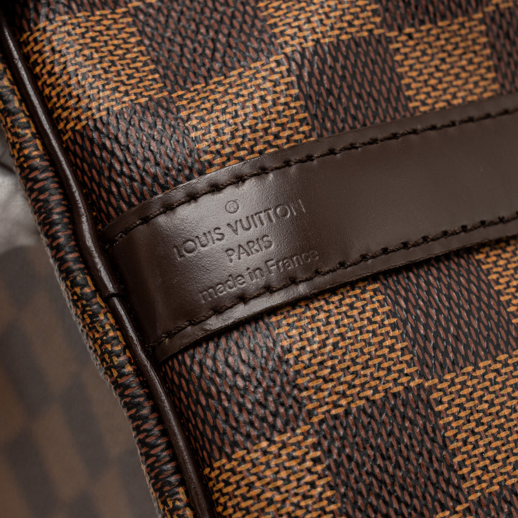 LOUIS VUITTON SPEEDY BANDOULIERE 25 DAMIER EBENE GHW