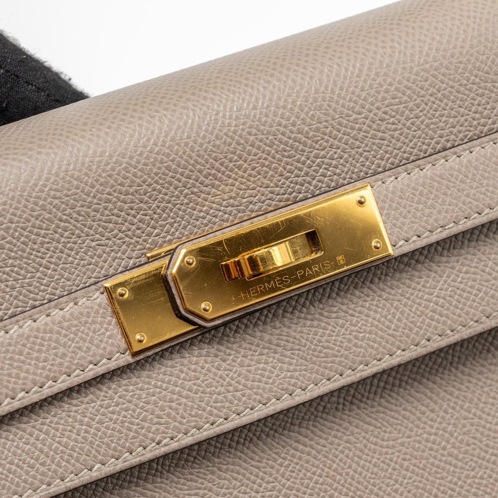 HERMES KELLY 32 EPSOM M8 GRIS ASPHALTE GHW