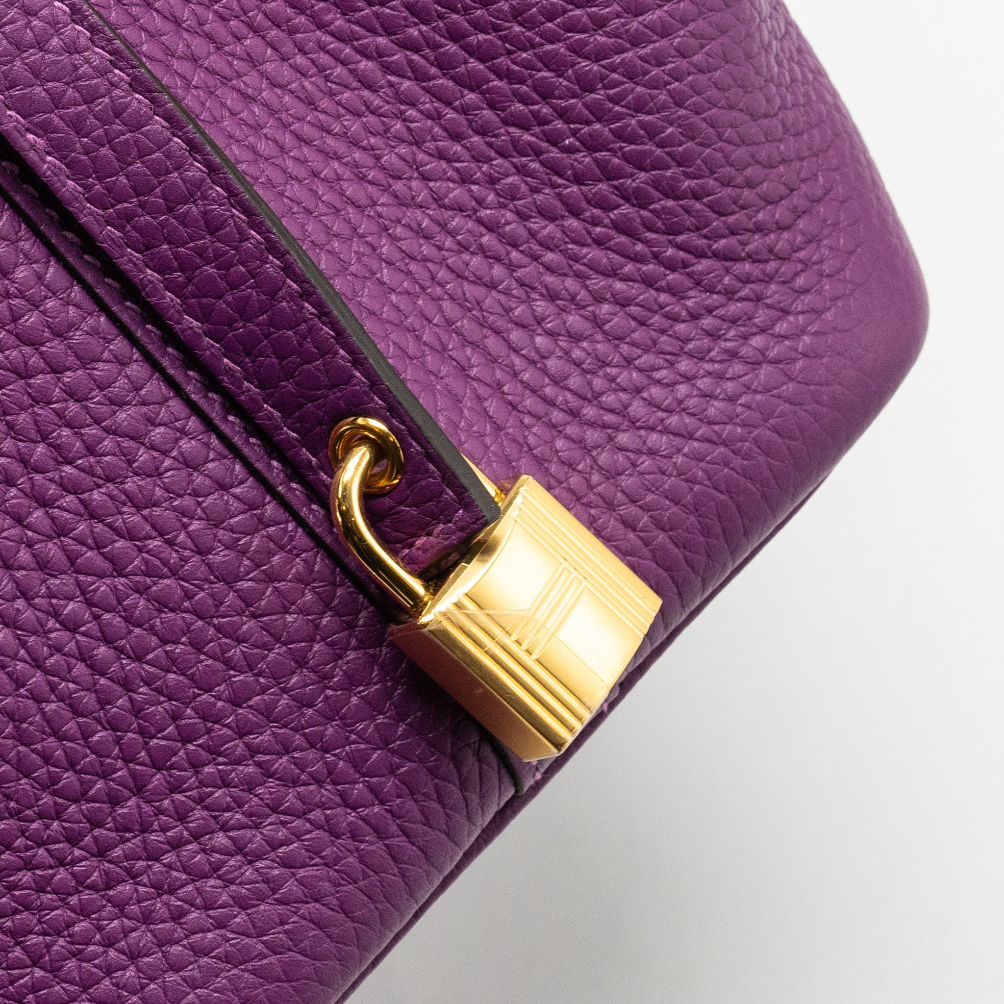 HERMES PICOTIN 18 LOCK BAG CLEMENCE ANEMONE GHW