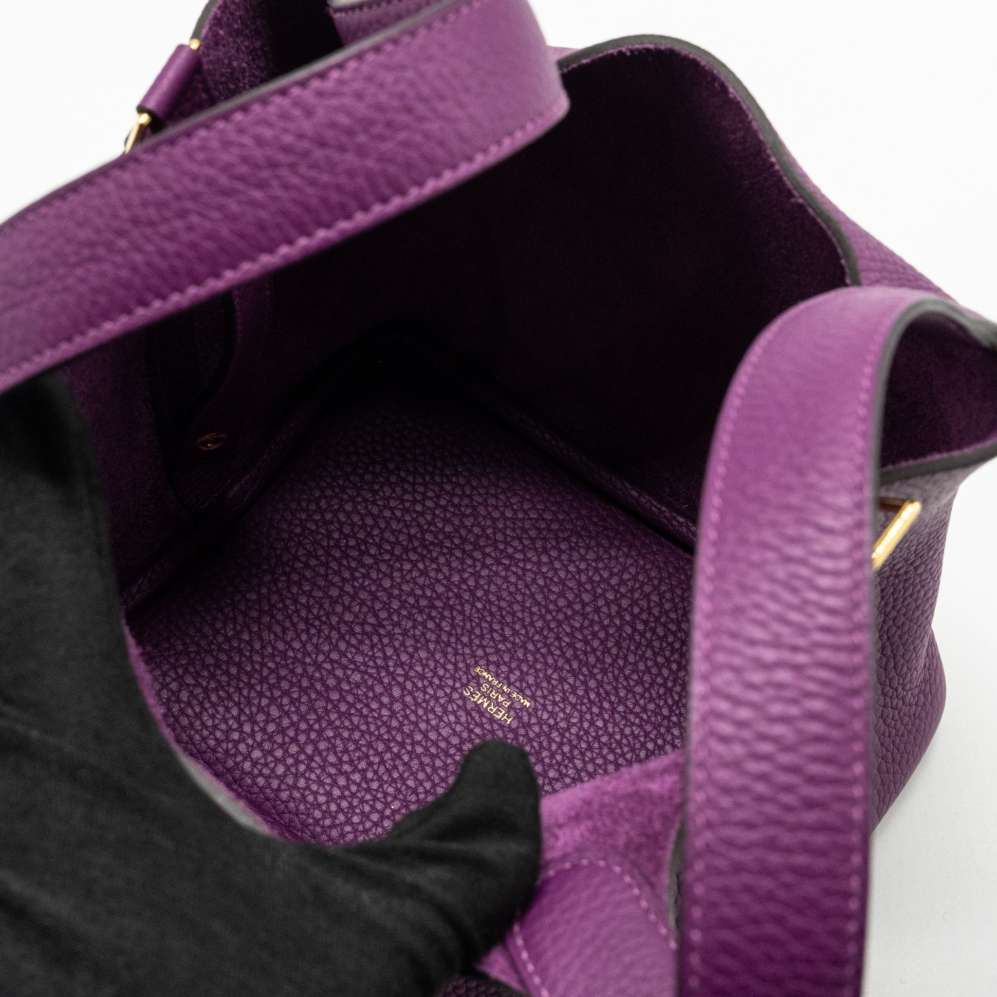 HERMES PICOTIN 18 LOCK BAG CLEMENCE ANEMONE GHW