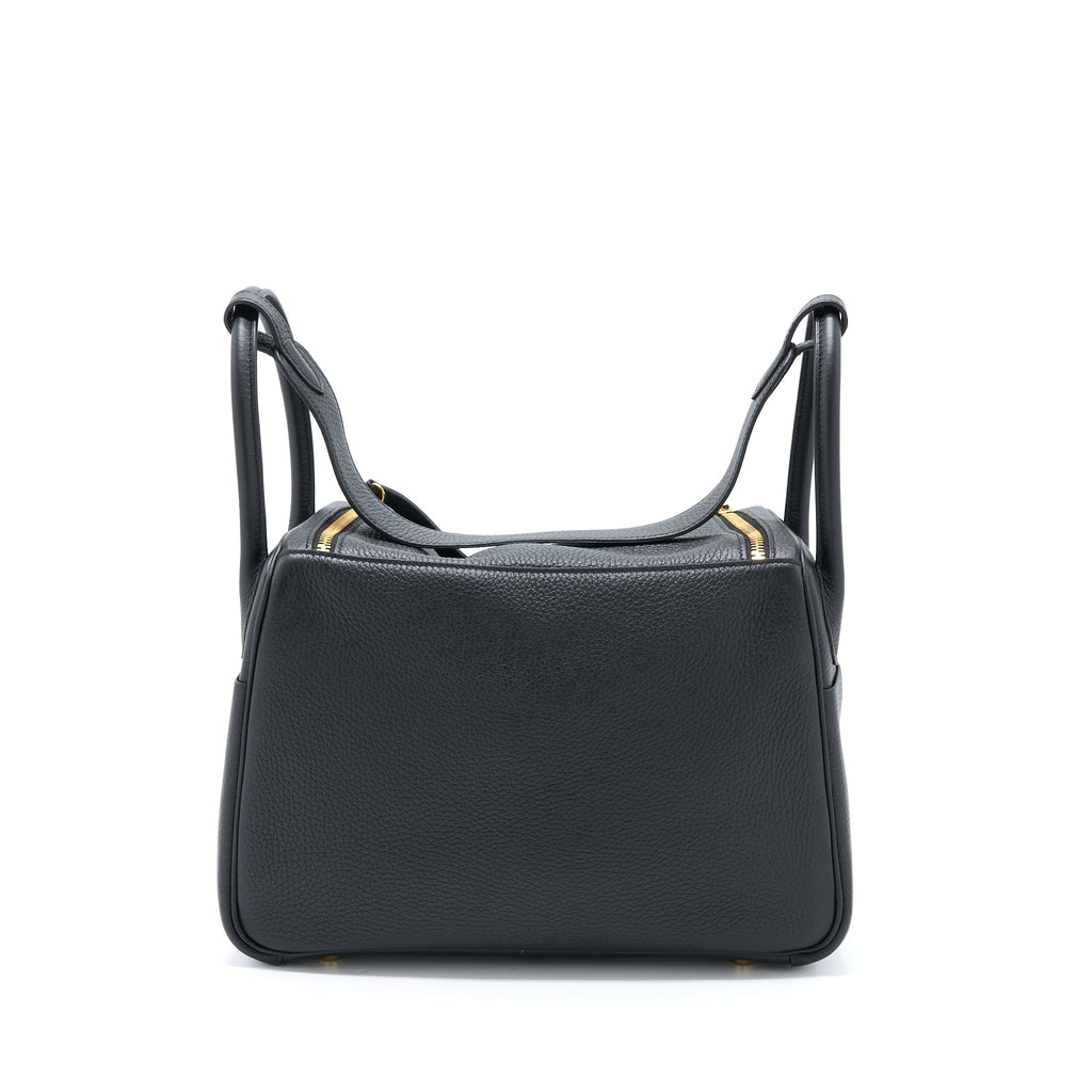 Hermes Lindy 30 Clemence Black GHW