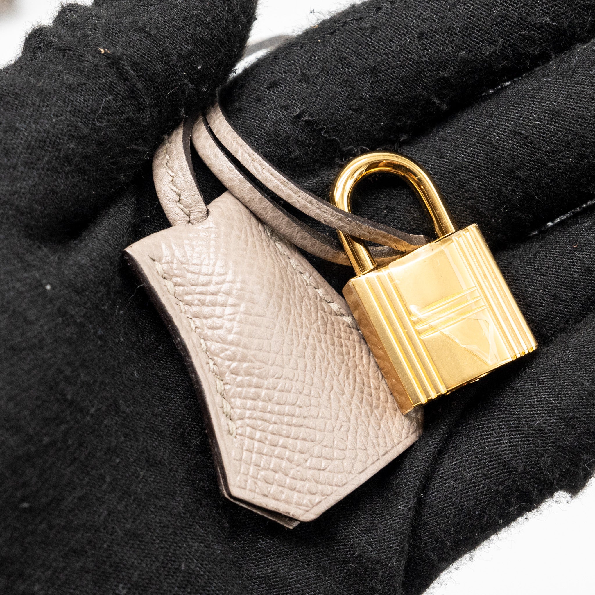 HERMES KELLY 32 EPSOM M8 GRIS ASPHALTE GHW