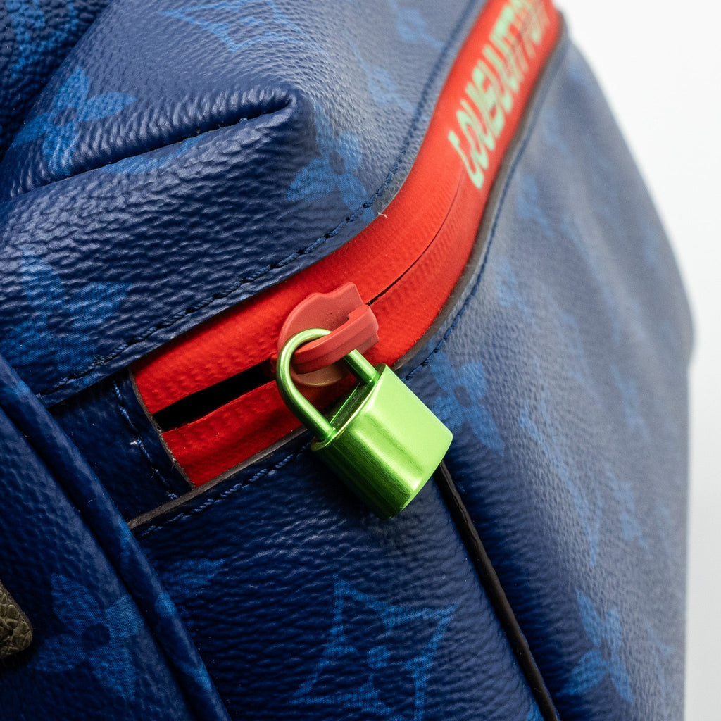 LOUIS VUITTON MESSENGER BAG MONOGRAM CANVAS PACIFIC BLUE/ MULTICOLOUR HARDWARE