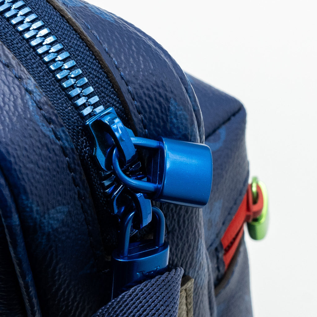 LOUIS VUITTON MESSENGER BAG MONOGRAM CANVAS PACIFIC BLUE/ MULTICOLOUR HARDWARE