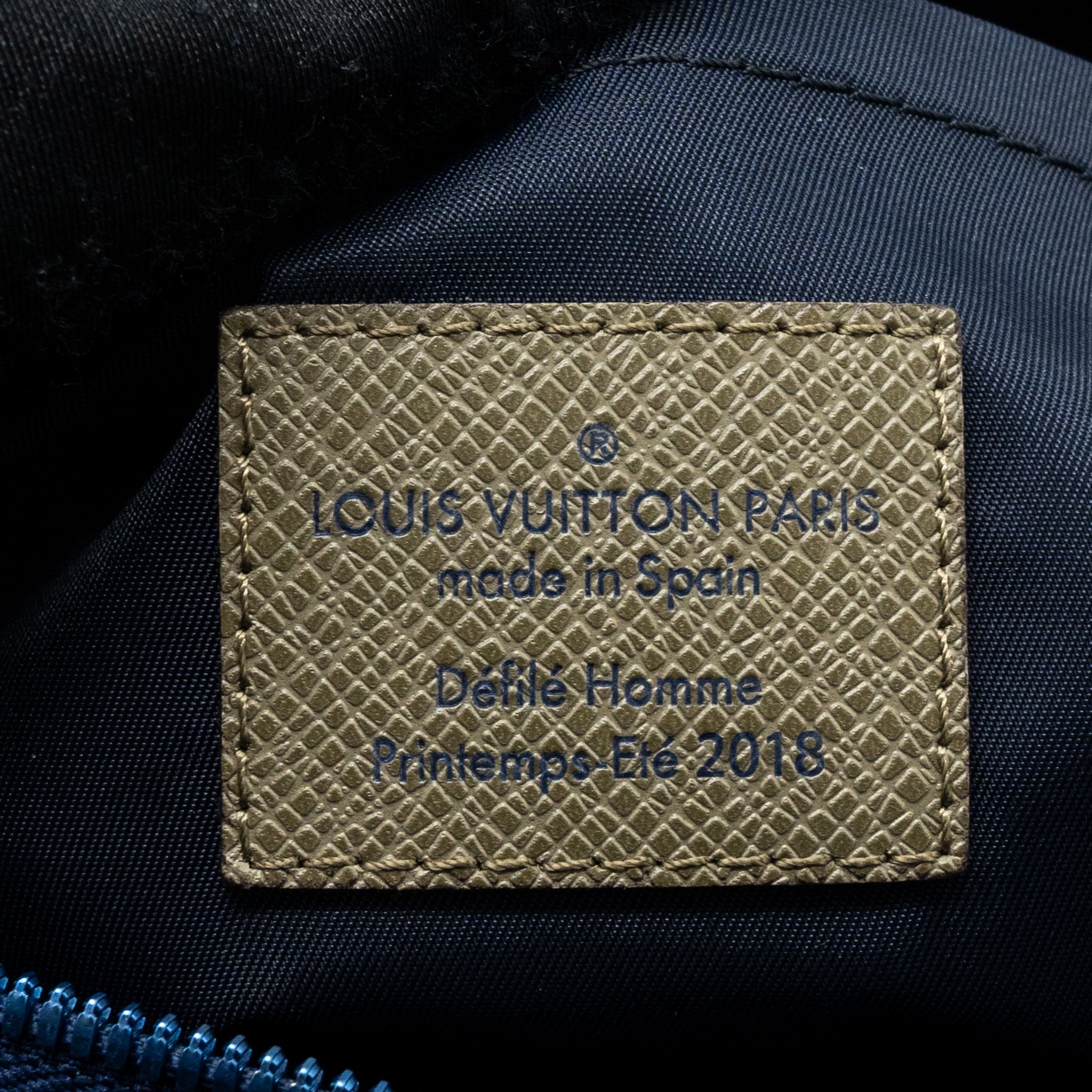 LOUIS VUITTON MESSENGER BAG MONOGRAM CANVAS PACIFIC BLUE/ MULTICOLOUR HARDWARE