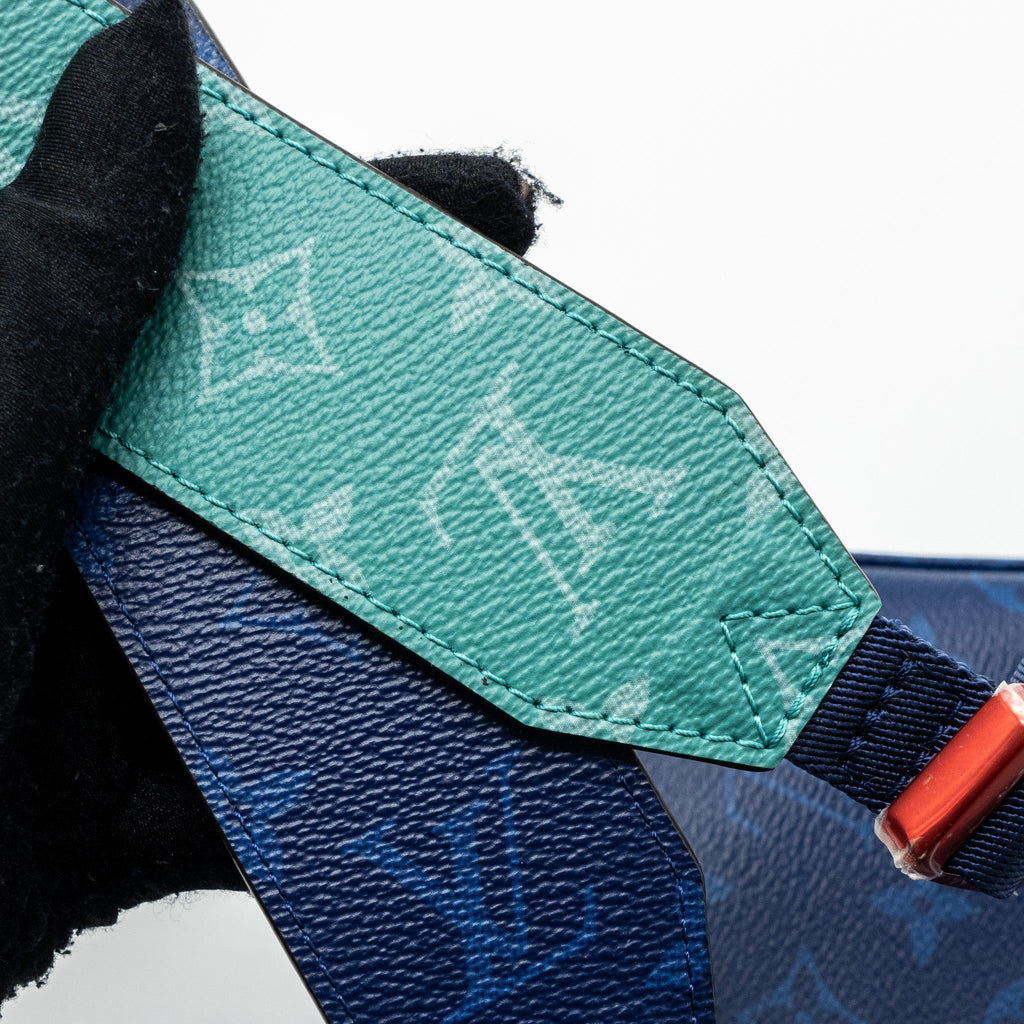 LOUIS VUITTON MESSENGER BAG MONOGRAM CANVAS PACIFIC BLUE/ MULTICOLOUR HARDWARE