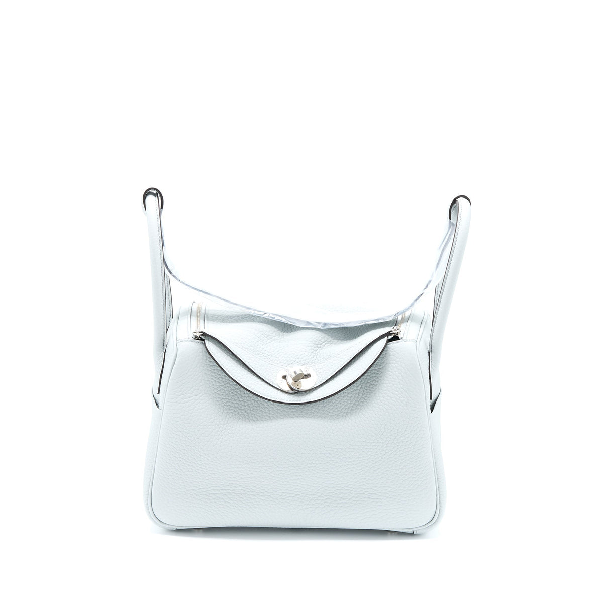 Hermes Lindy 26 Clemence Blue Pale SHW