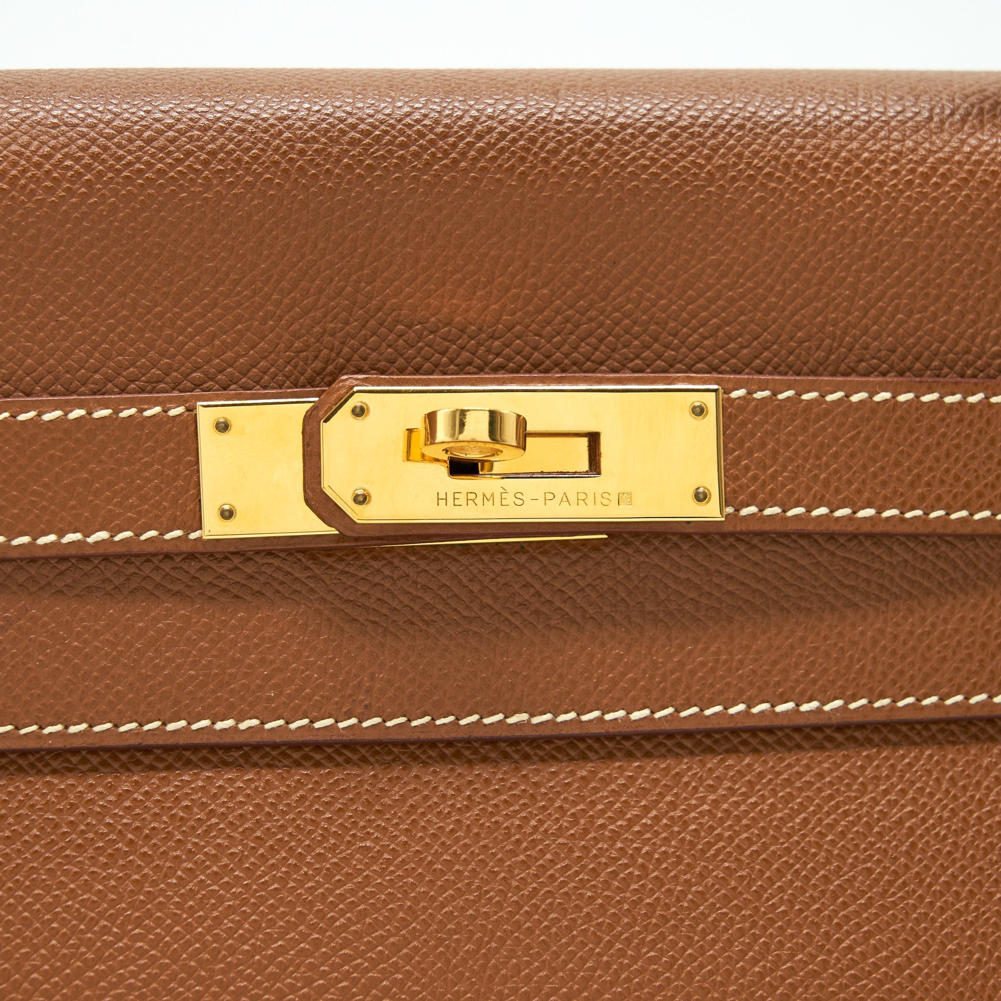 HERMES KELLY 32 GOLD EPSOM GHW