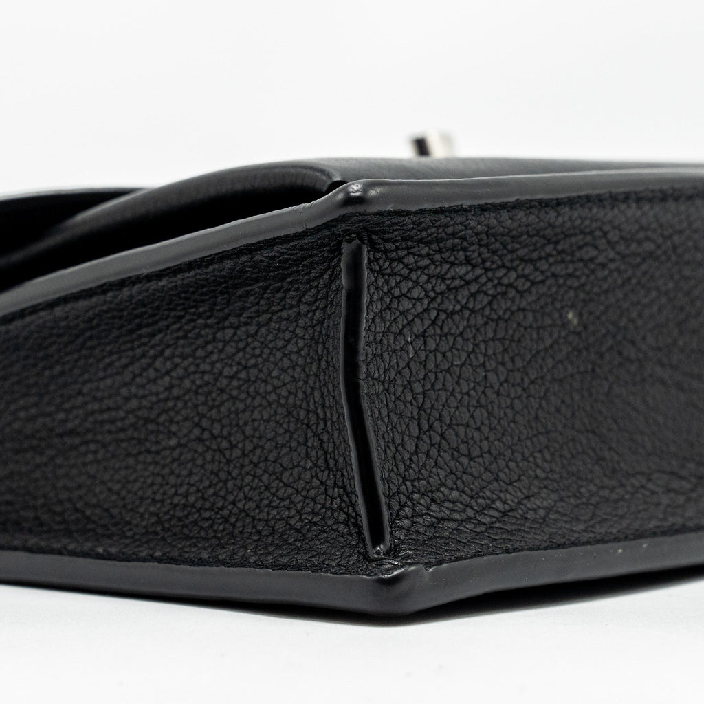 LOUIS VUITTON MYLOCKME CHAIN POCHETTE CALFSKIN BLACK SHW