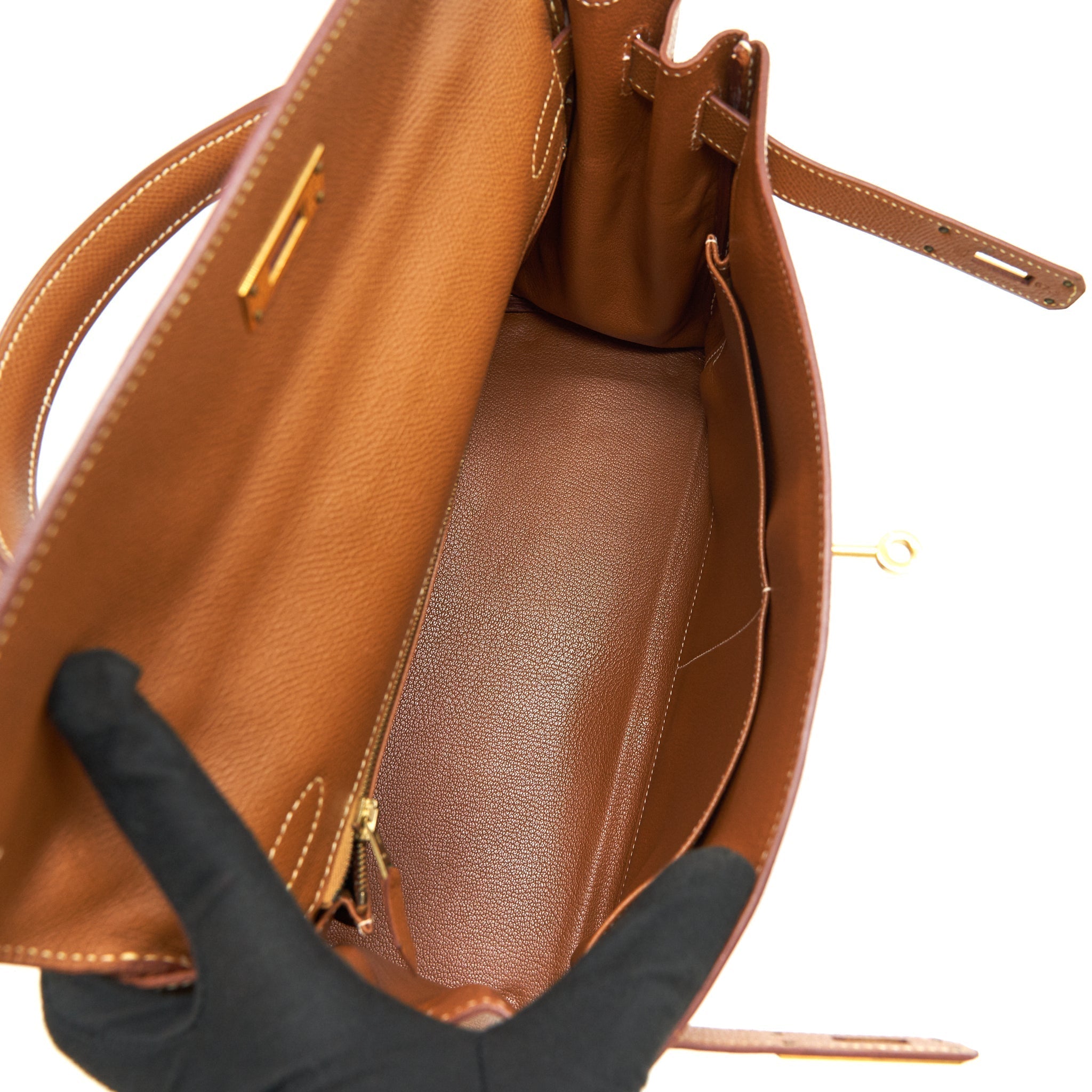 HERMES KELLY 32 GOLD EPSOM GHW