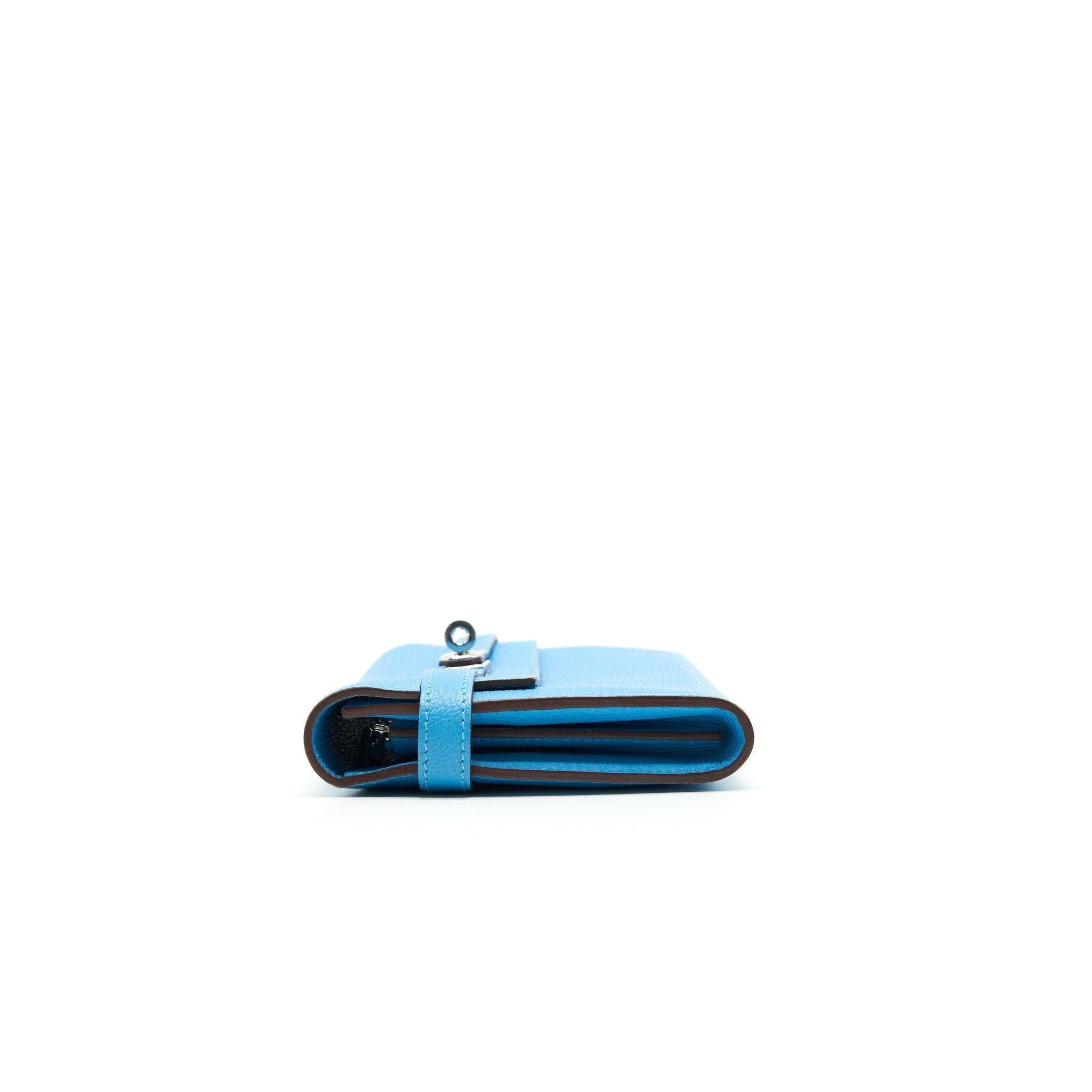 HERMES KELLY LONG WALLET BLUE SHW