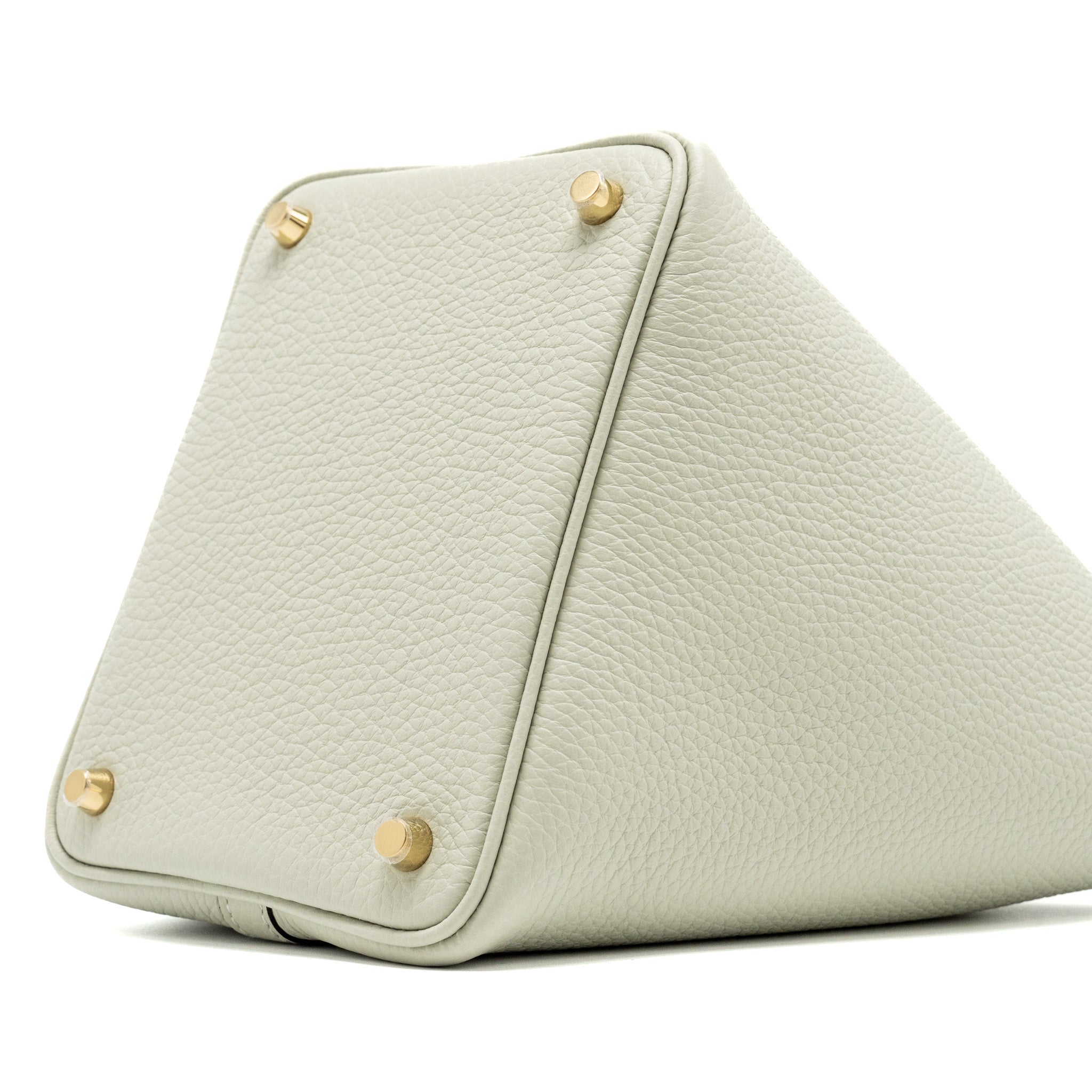 HERMES PICOTIN 18 LOCK BAG CLEMENCE GRIS NEVE GHW