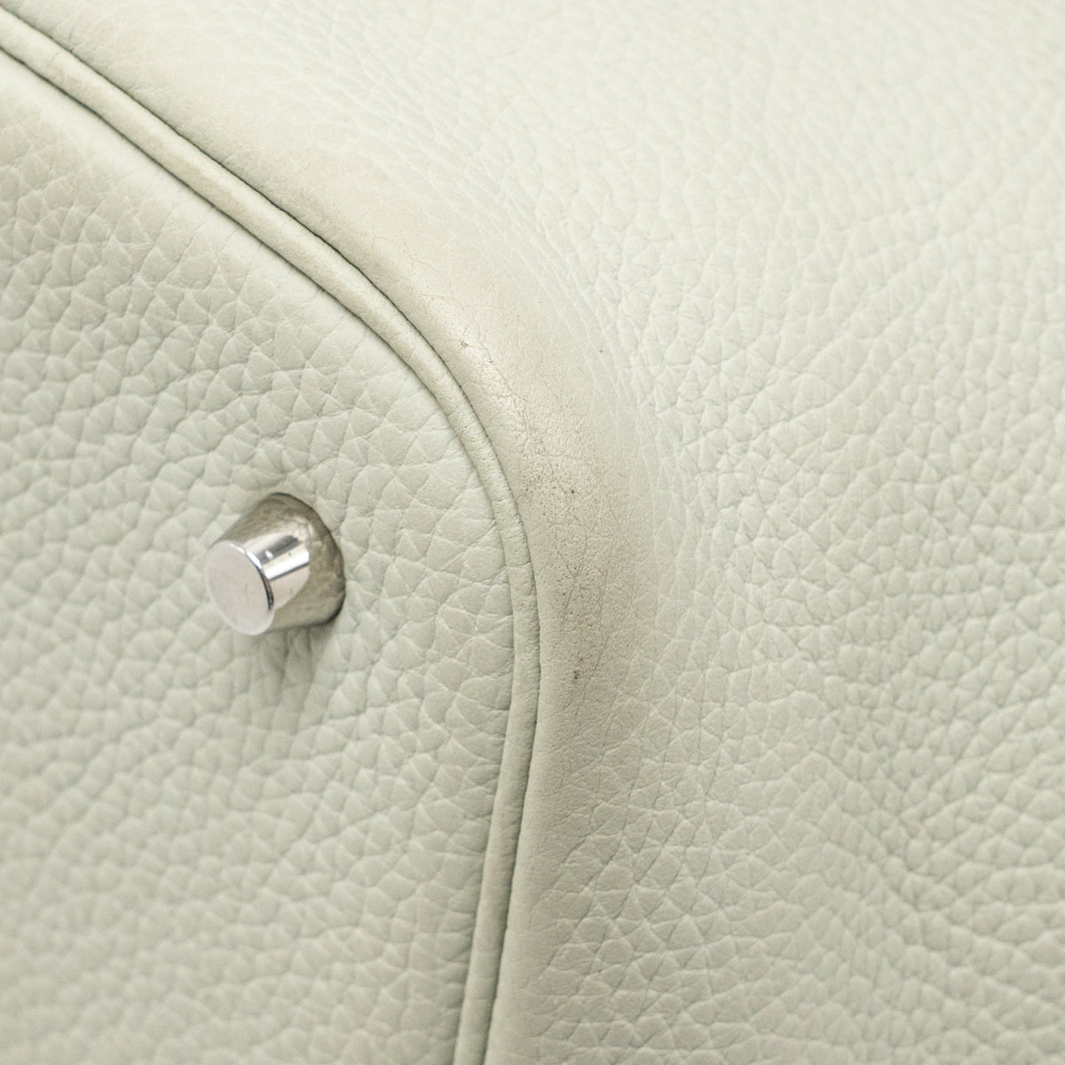 Hermes Picotin 22 lock bag Clemence Gris Neve SHW