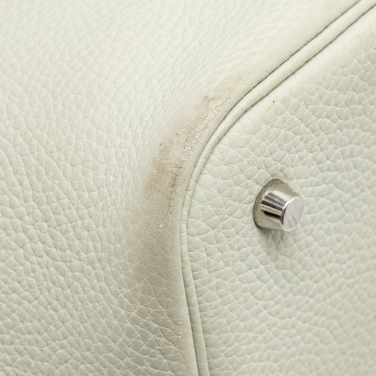Hermes Picotin 22 lock bag Clemence Gris Neve SHW