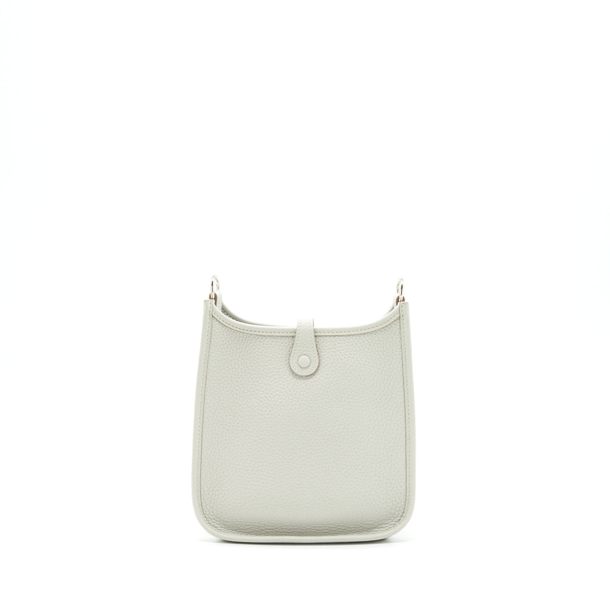 Hermes Mini Evelyne Gris Perle / Etain SHW