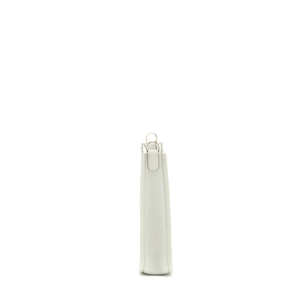 Hermes Mini Evelyne Gris Perle / Etain SHW