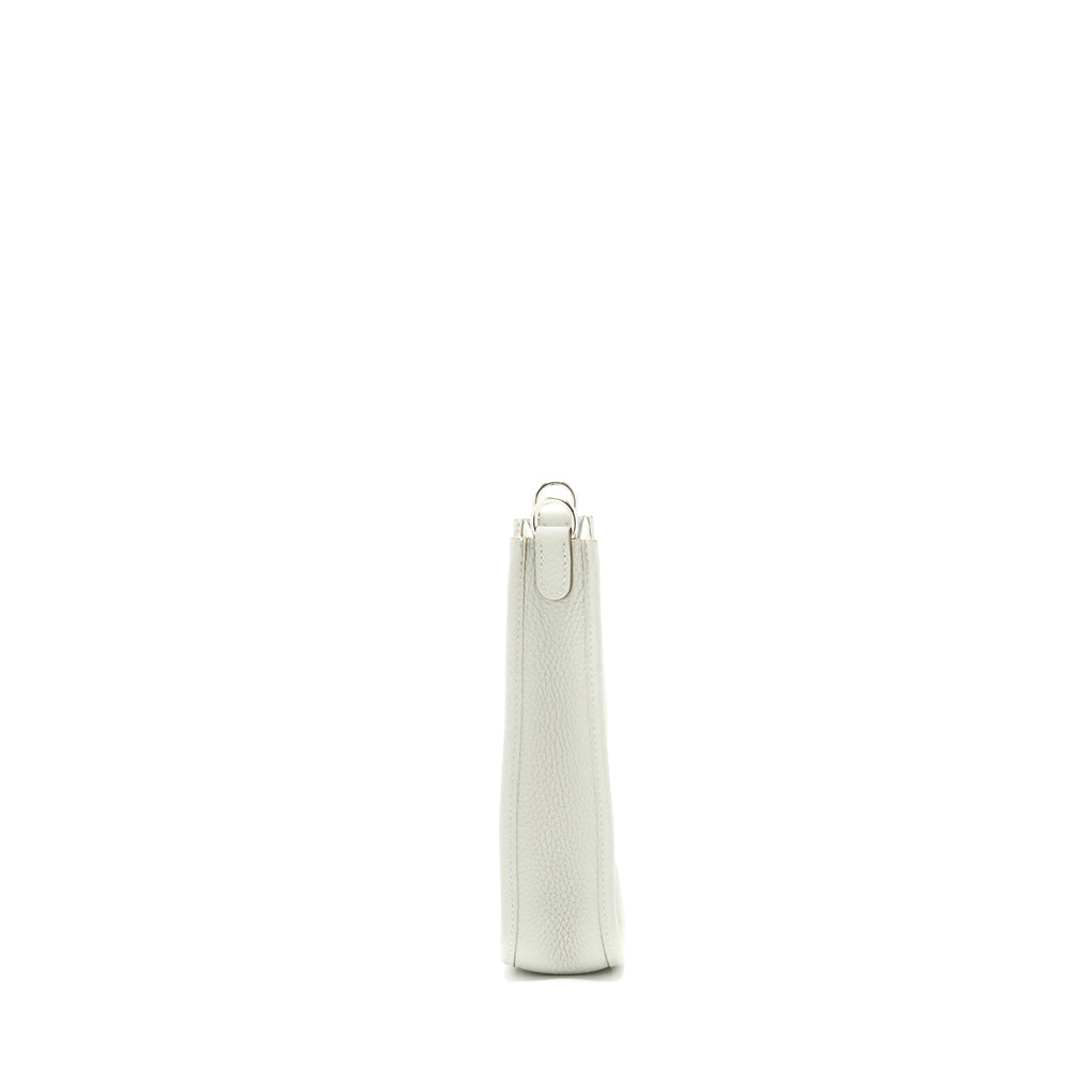Hermes Mini Evelyne Gris Perle / Etain SHW