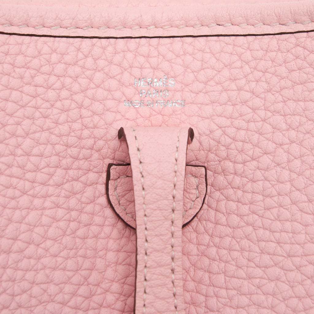 Hermes mini Evelyne rose sakura SHW