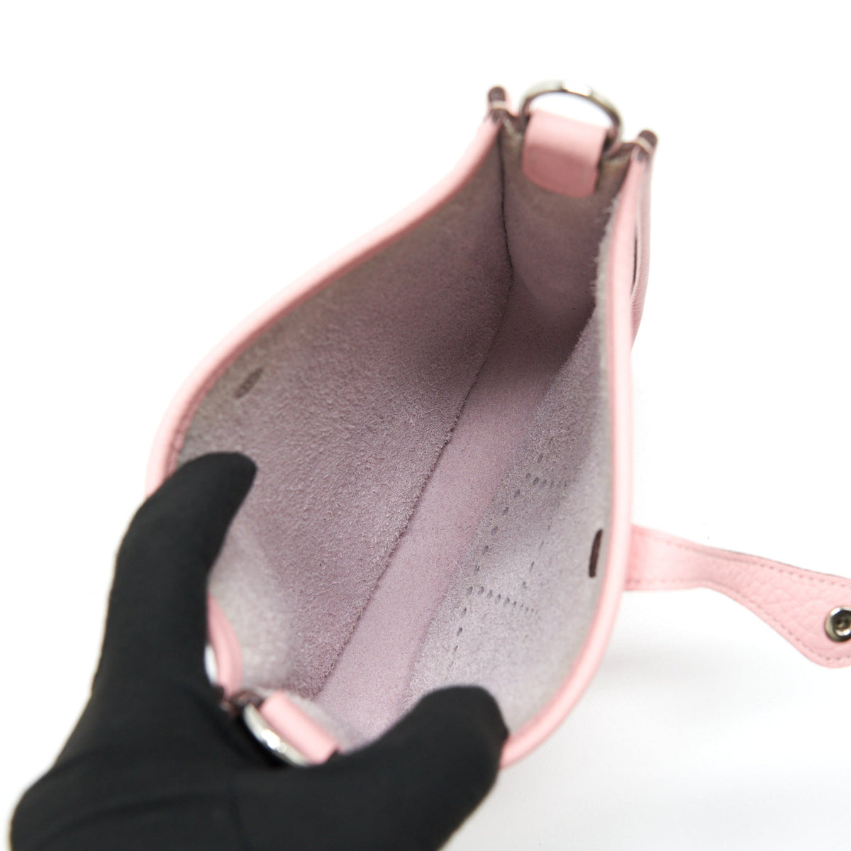 Hermes mini Evelyne rose sakura SHW