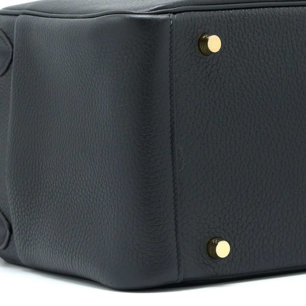 Hermes Lindy 30 Clemence Black GHW