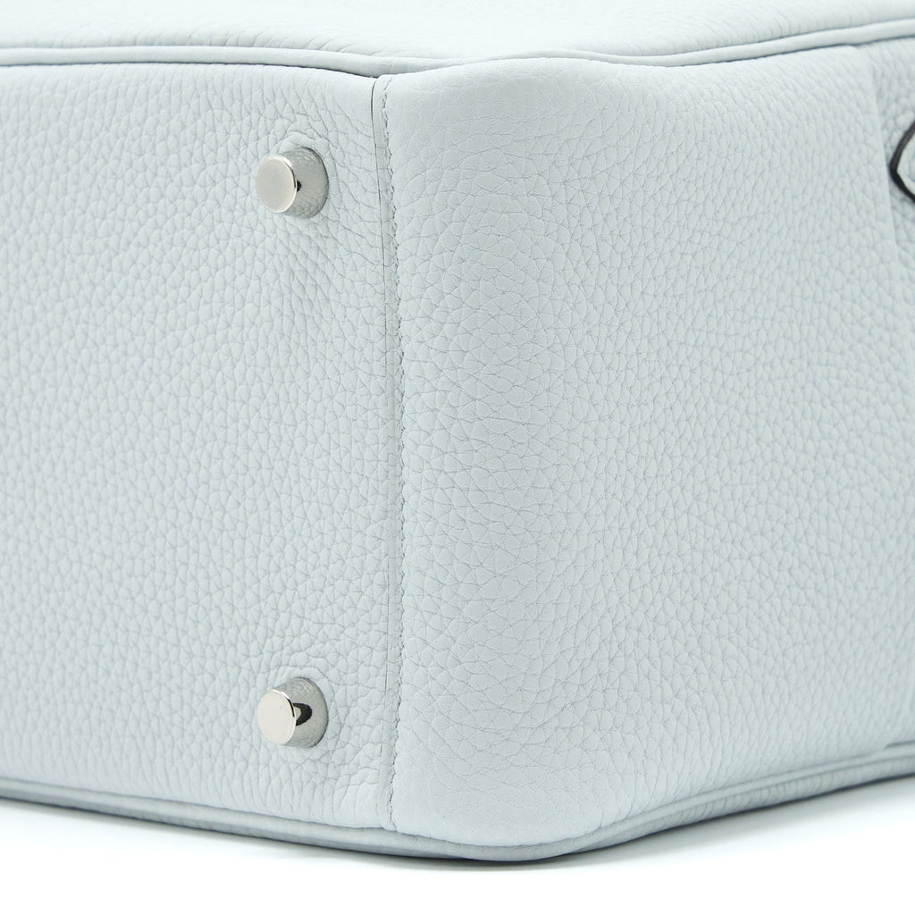 Hermes Lindy 26 Clemence Blue Pale SHW