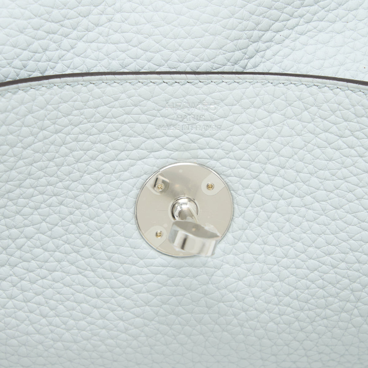 Hermes Lindy 26 Clemence Blue Pale SHW