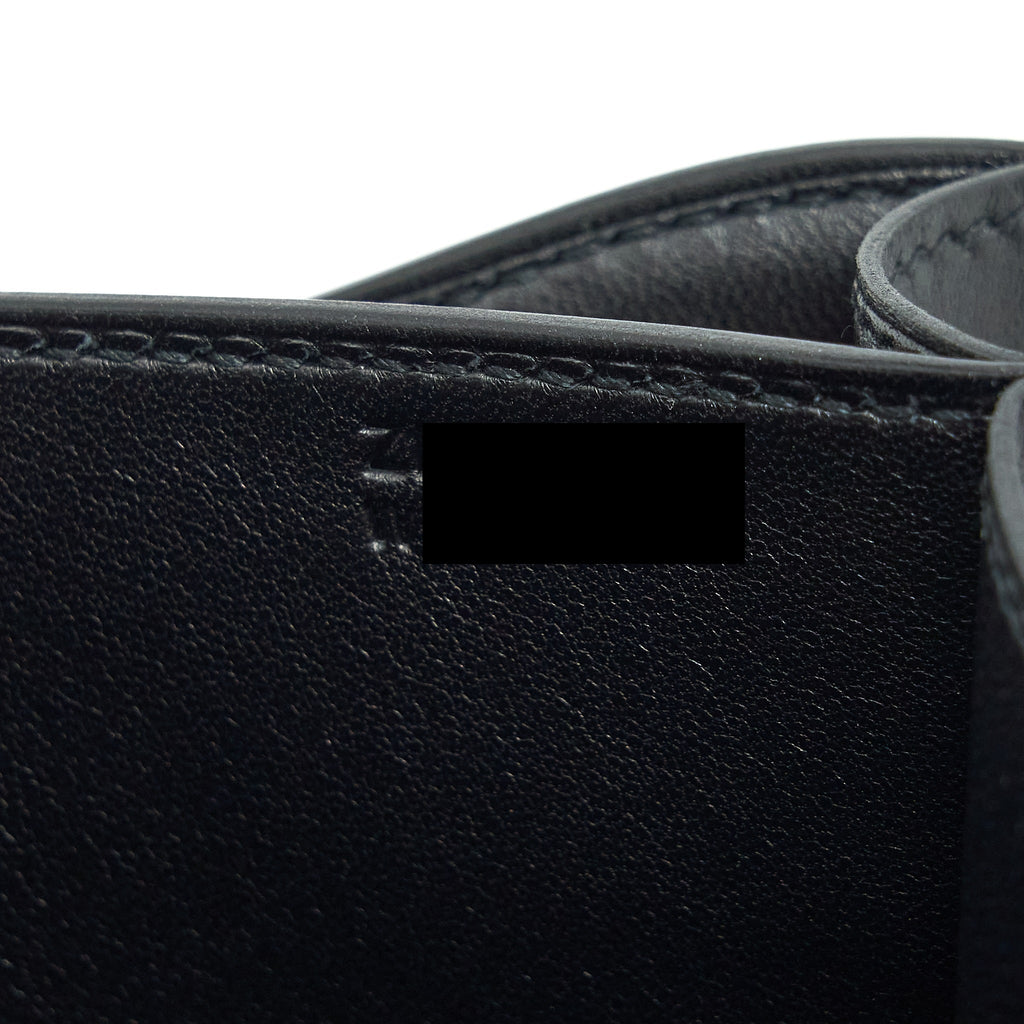 HERMES MINI CONSTANCE STUDIO DISCO LIMITED MONSIEUR LEATHER BLACK WITH SHW