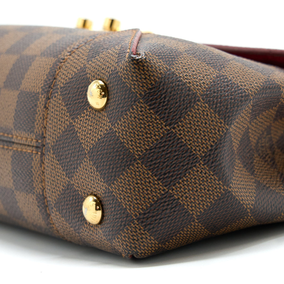 LOUIS VUITTON FLAP CHAIN BAG DAMIER EBENE GHW
