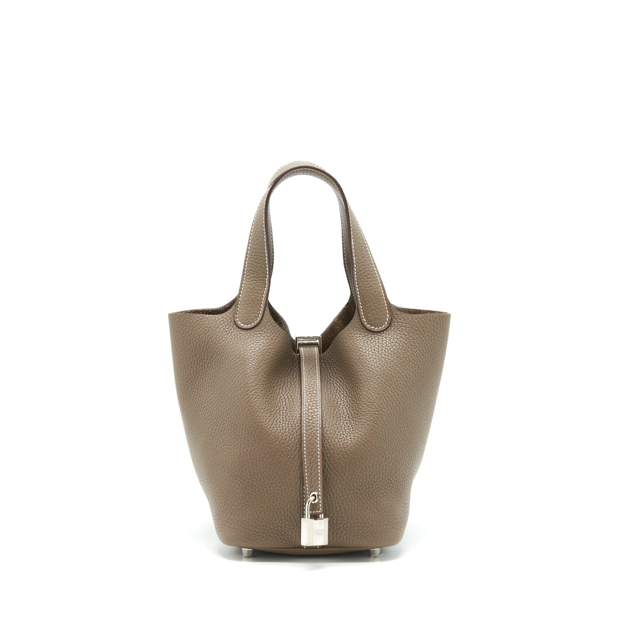 Hermes Picotin 18 Lock Bag Etoupe SHW