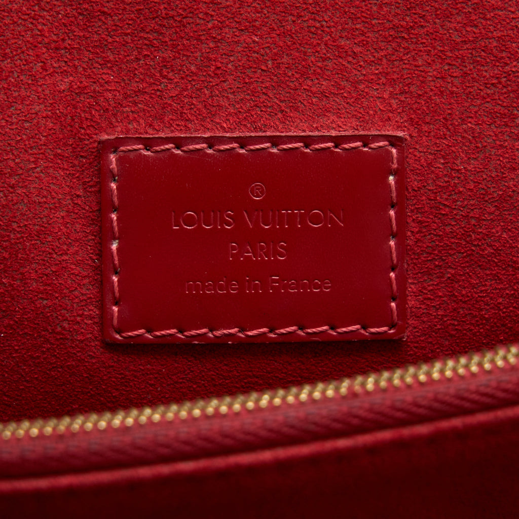 LOUIS VUITTON FLAP CHAIN BAG DAMIER EBENE GHW