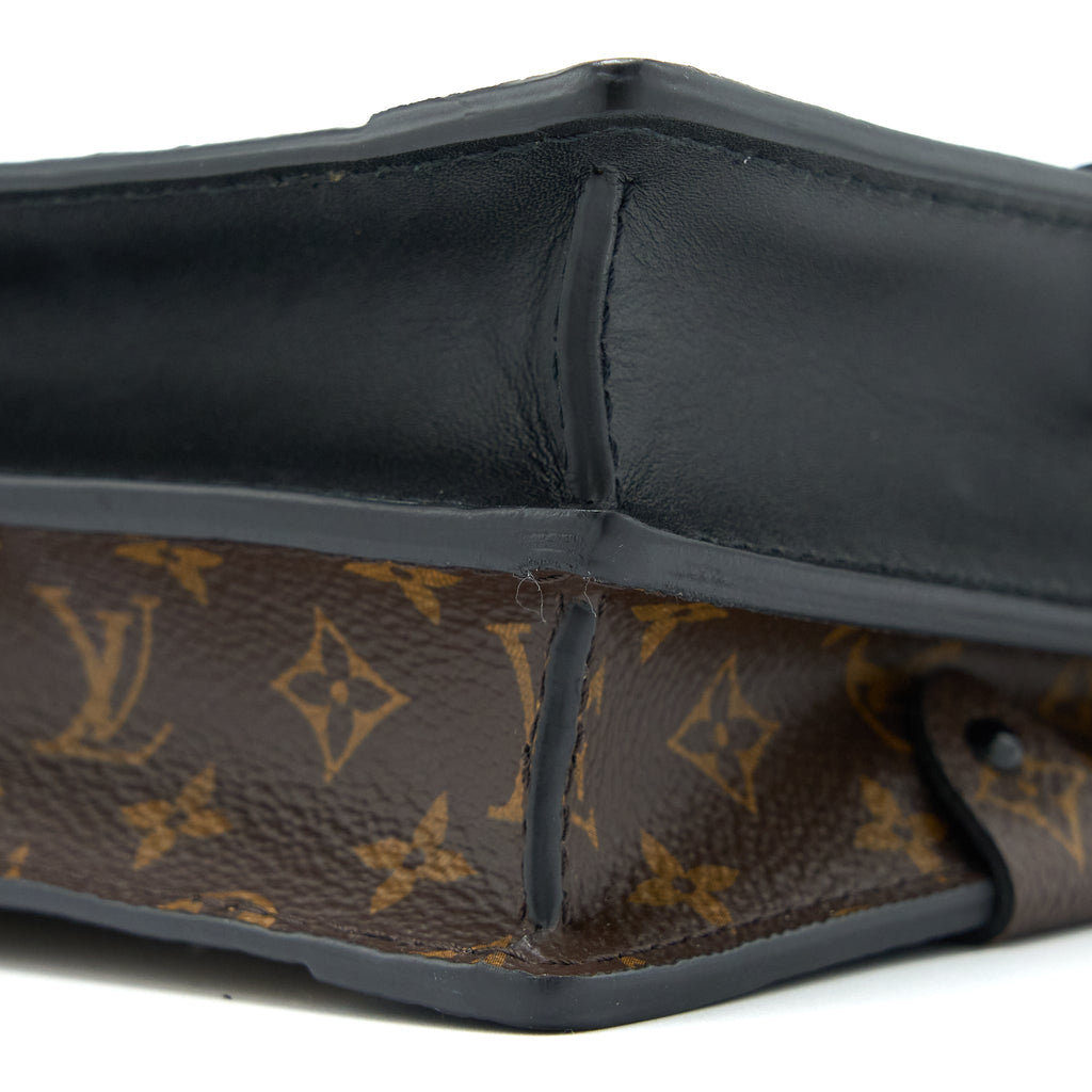 LOUIS VUITTON TRUNK CLUTCH MONOGRAM REVERSE CANVAS GHW