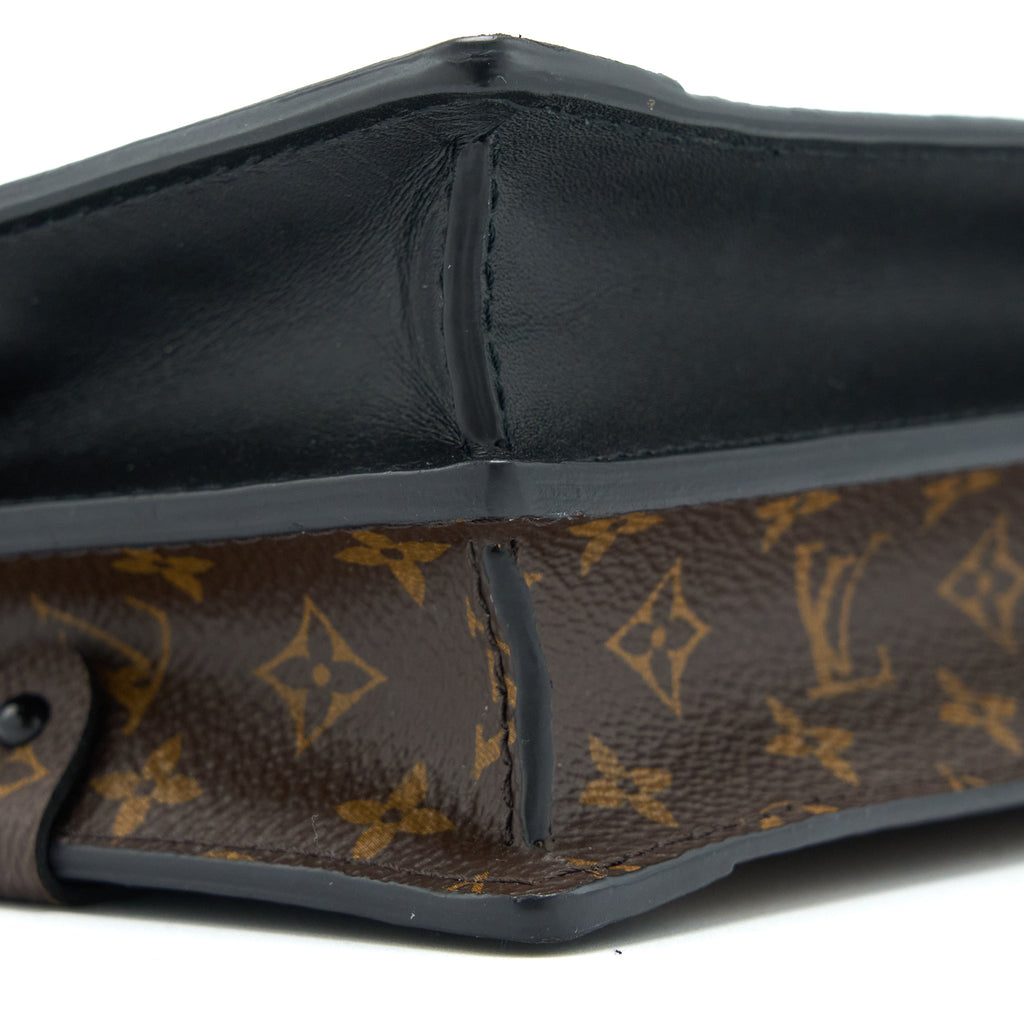 LOUIS VUITTON TRUNK CLUTCH MONOGRAM REVERSE CANVAS GHW