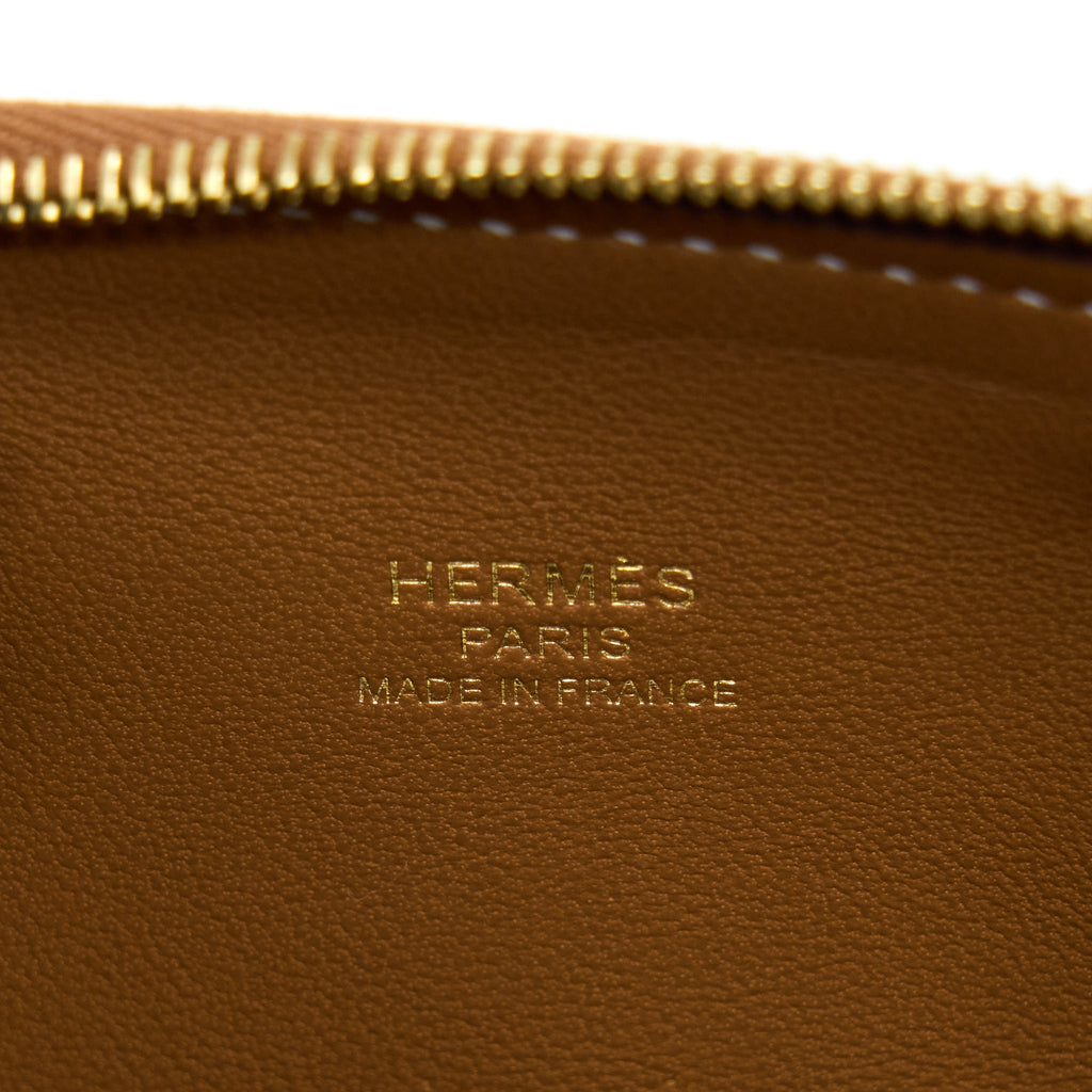 HERMES MINI BOLIDE EVERCOLOR GOLD GHW