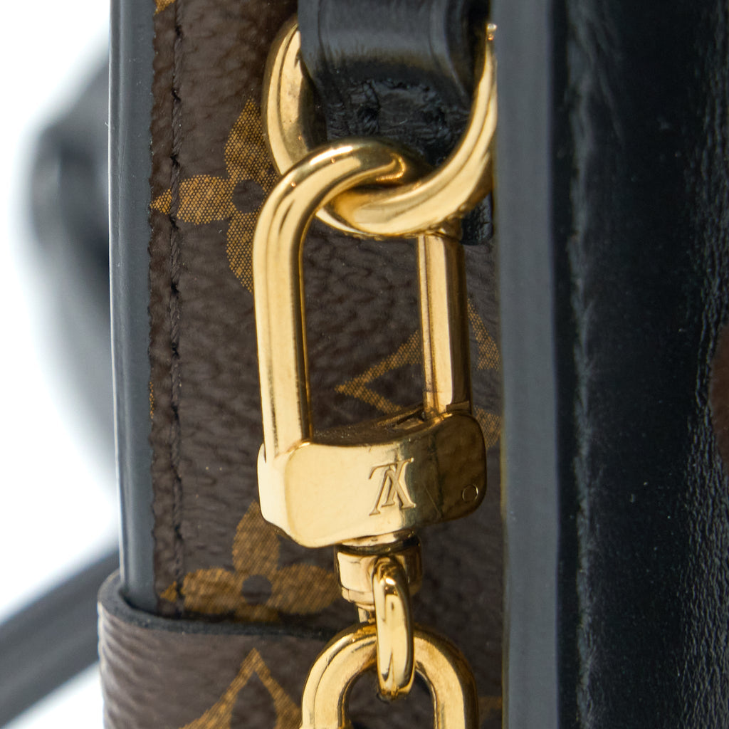 LOUIS VUITTON TRUNK CLUTCH MONOGRAM REVERSE CANVAS GHW